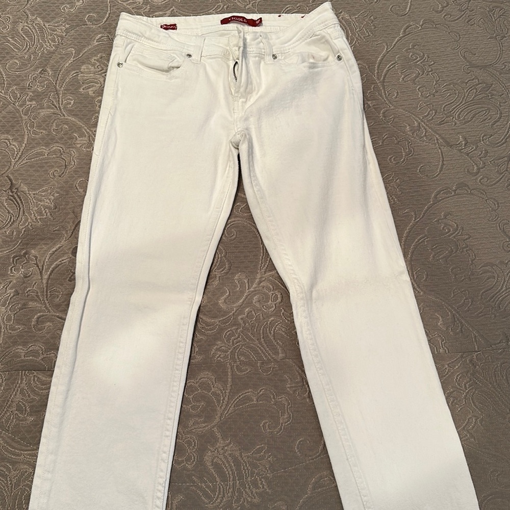 White jeans comfy size 9/10